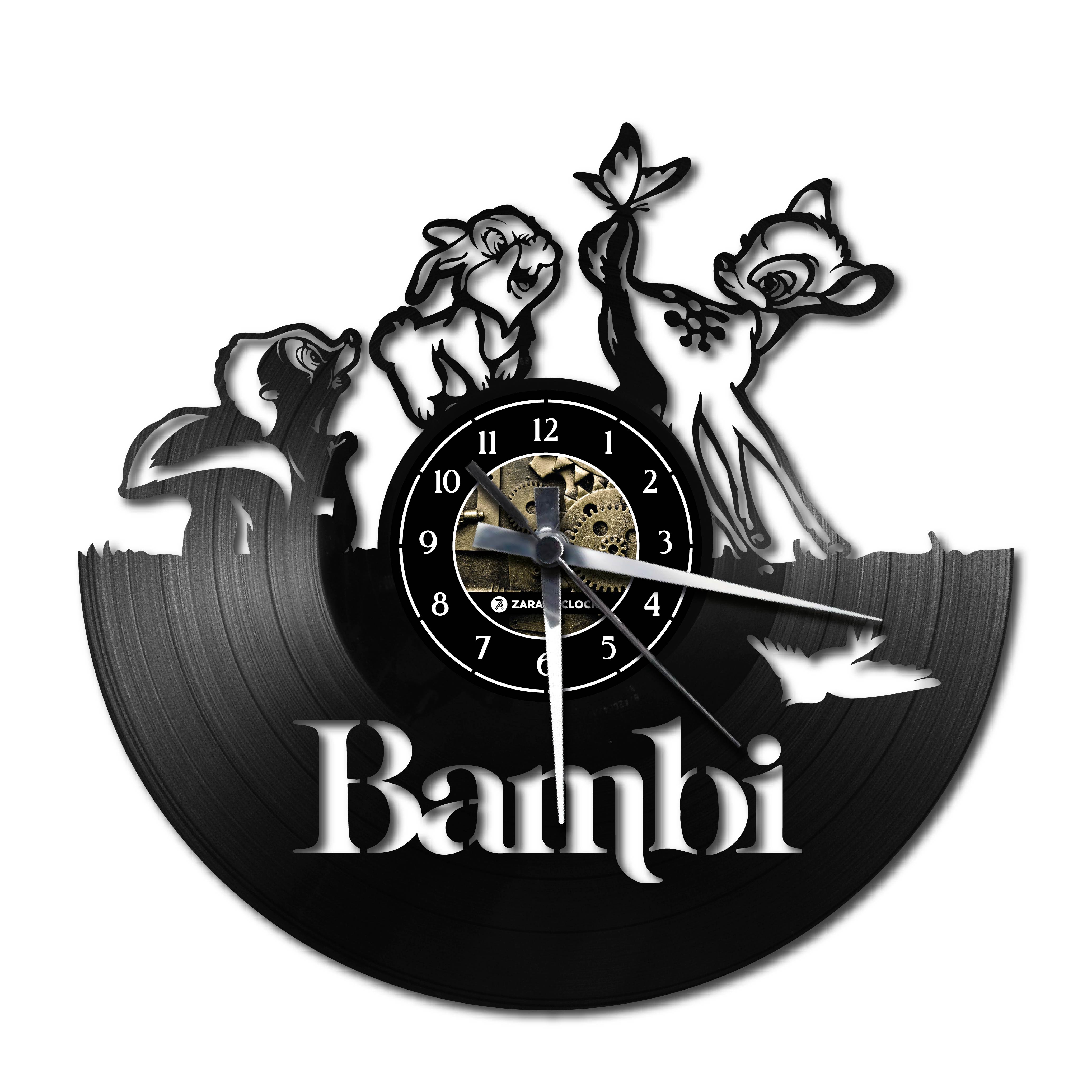 BAMBI ✦ orologio in vinile
