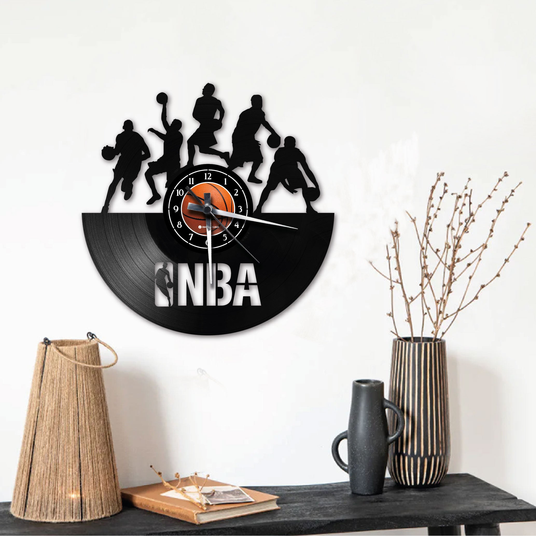 NBA ✦ orologio in vinile